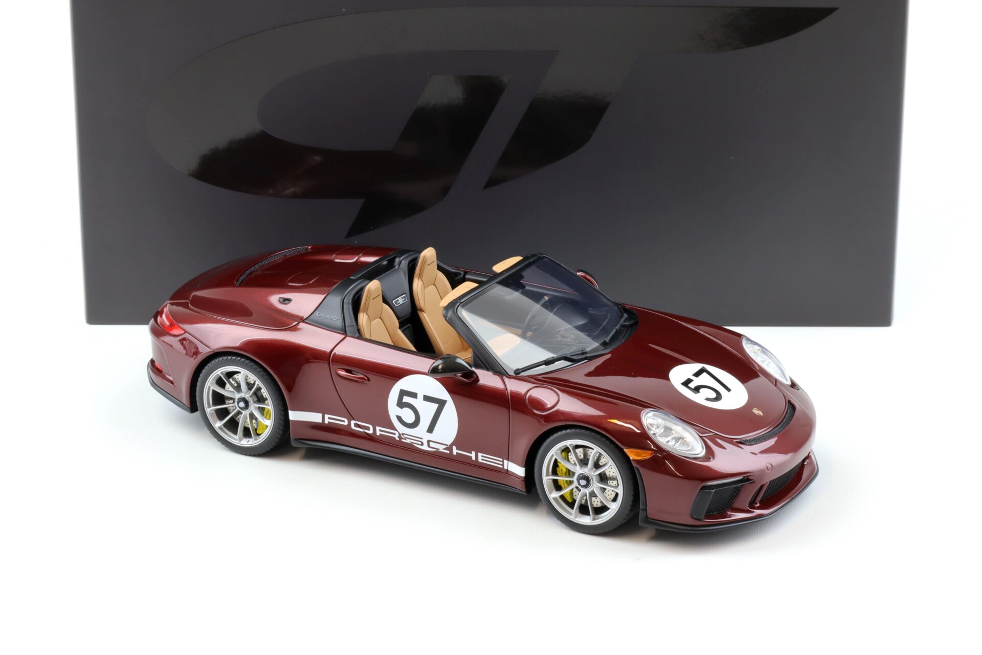 1:18 GT Spirit GT929 Porsche 911 991.2 Speedster Heritage Edition Cherry metallic