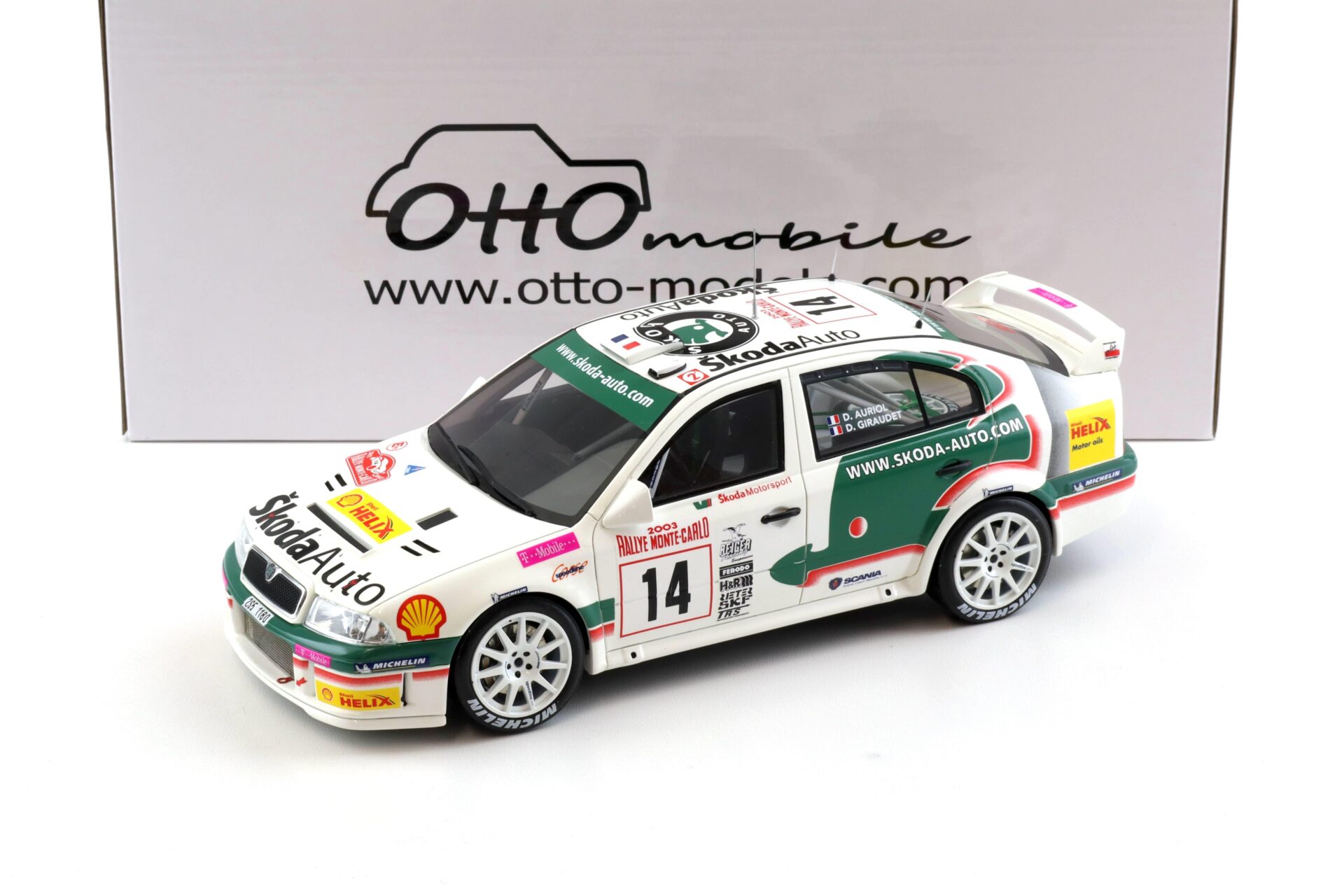 ID 103245 orig.jpg 1:18 OTTO mobile OT431 Skoda Octavia WRC Rally Monte Carlo 2003 Auriol #14