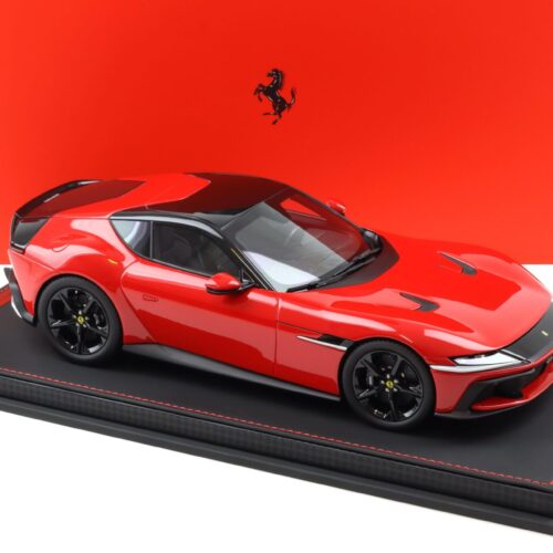 1:18 BBR Ferrari 12Cilindri Coupe Rosso Corsa red with display - Limited 200 pcs.