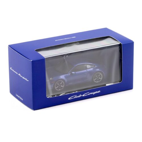 1:43 Spark Porsche 911 992.2 Carrera Club Coupe 70 Years blue metallic WAP DEALER