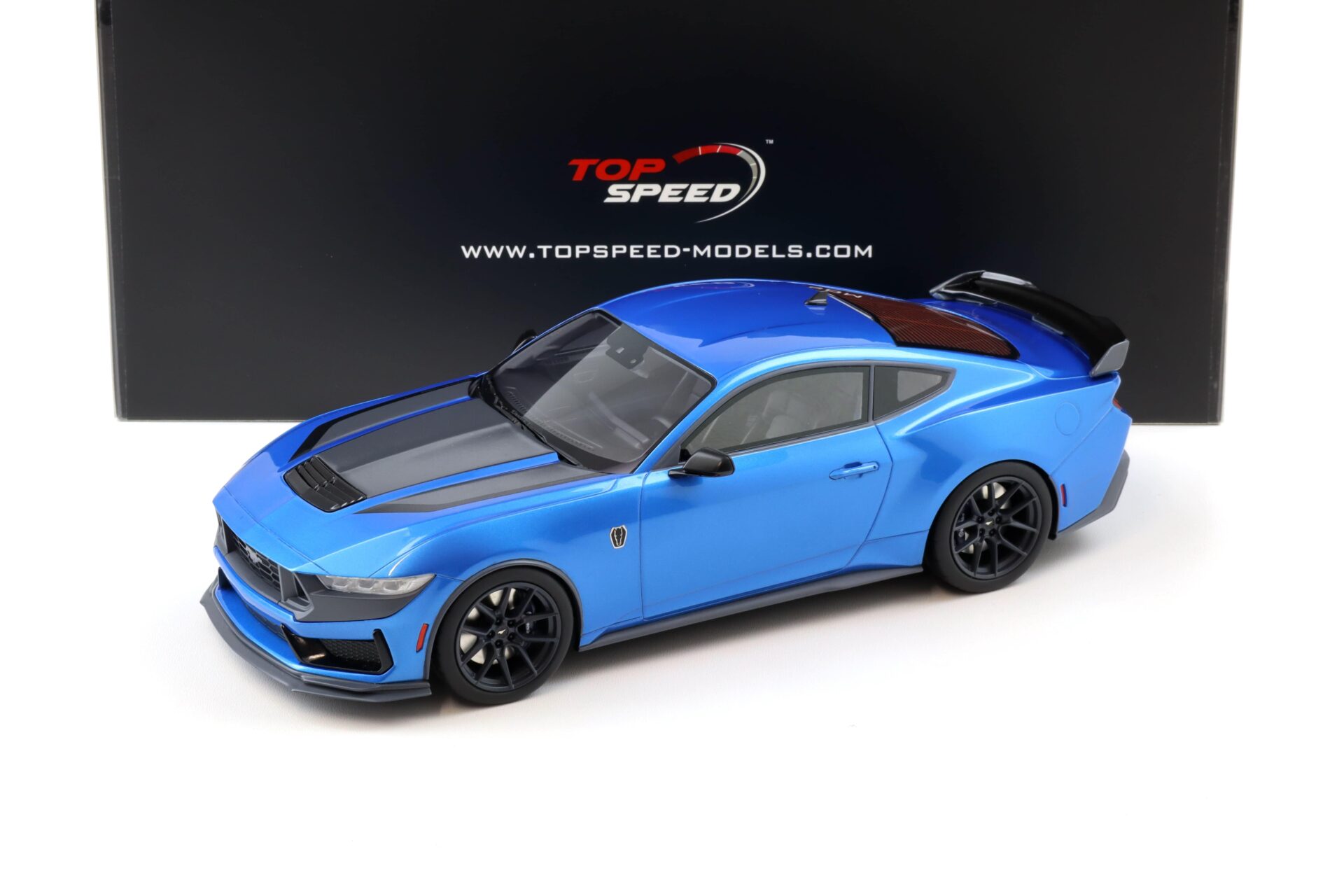 1:18 Top Speed Ford Mustang Dark Horse Grabber blue metallic TS0552