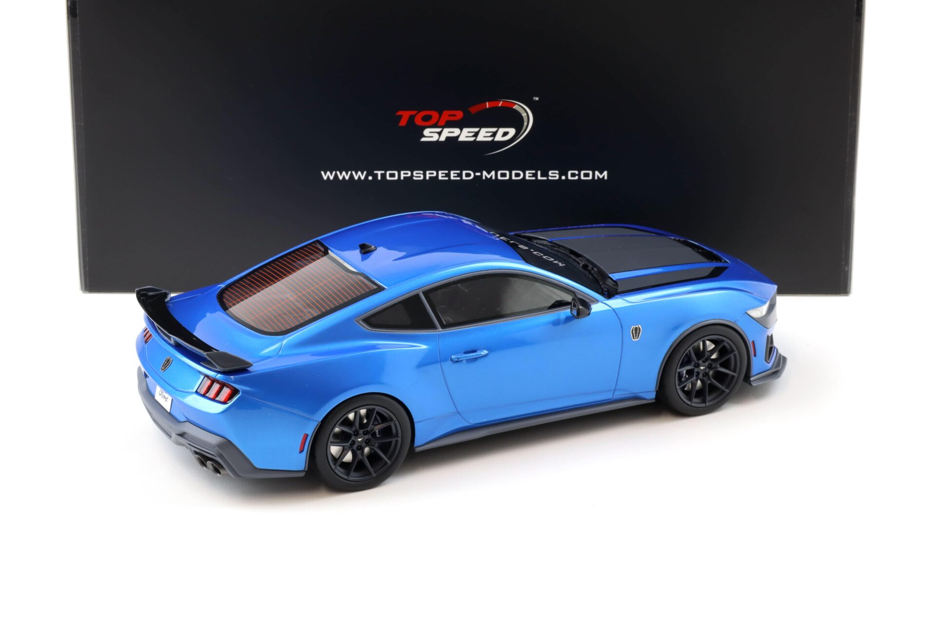 1:18 Top Speed Ford Mustang Dark Horse Grabber blue metallic TS0552