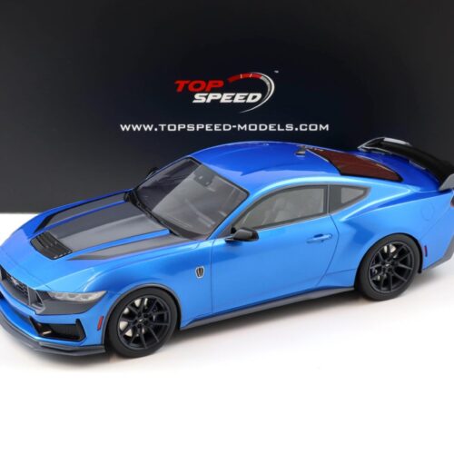 1:18 Top Speed Ford Mustang Dark Horse Grabber blue metallic TS0552