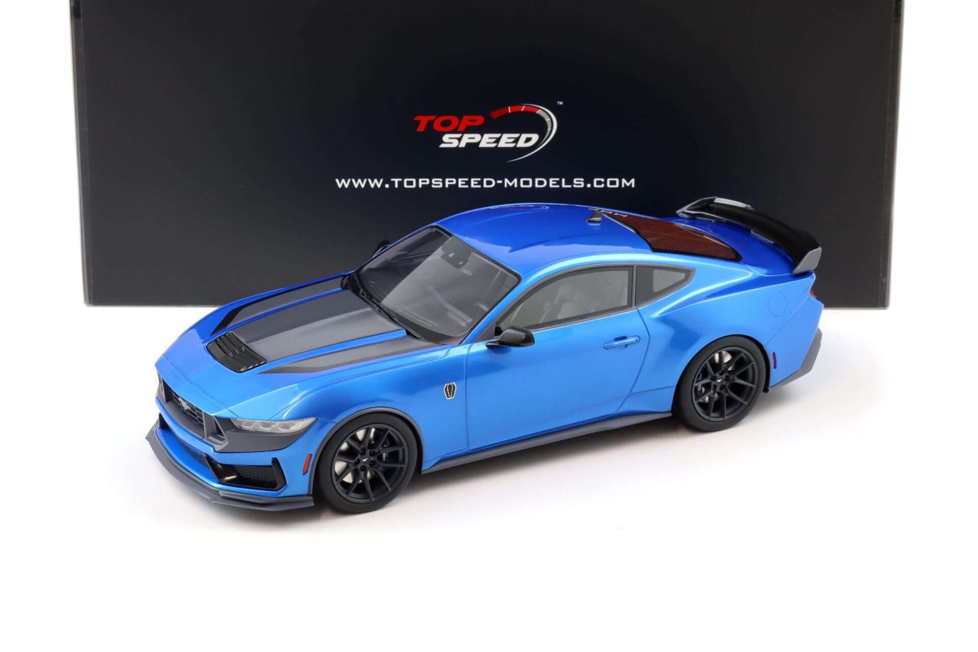 1:18 Top Speed Ford Mustang Dark Horse Grabber blue metallic TS0552