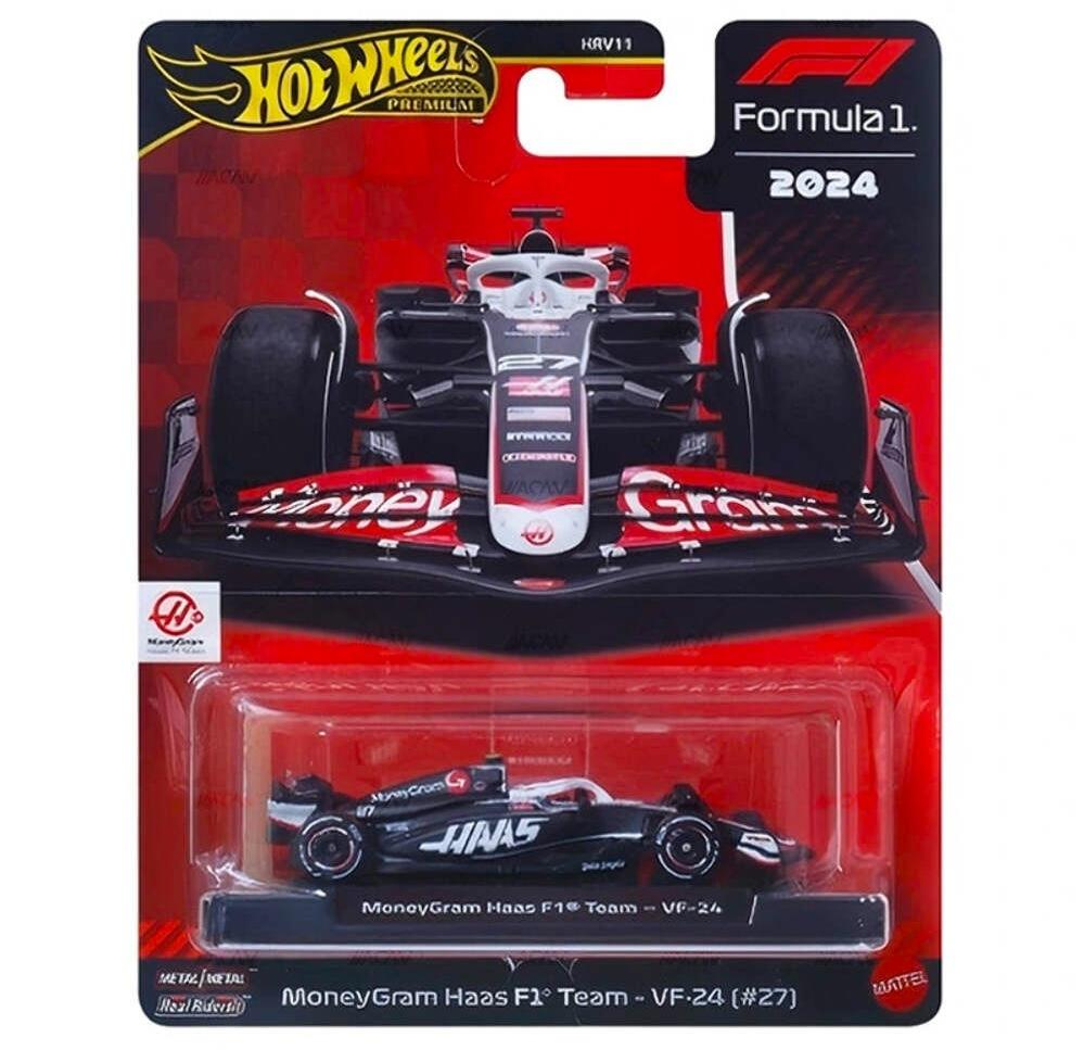ID 103499 orig.jpg 1:64 Hot Wheels Premium Formula 1 F1 2024 MoneyGram Haas F1 Team VF-24 #27