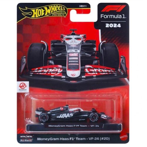 1:64 Hot Wheels Premium Formula 1 F1 2024 MoneyGram Haas F1 Team VF-24 #20
