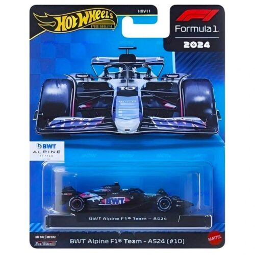 1:64 Hot Wheels Premium Formula 1 F1 2024 BWT Alpine F1 Team A524 #10