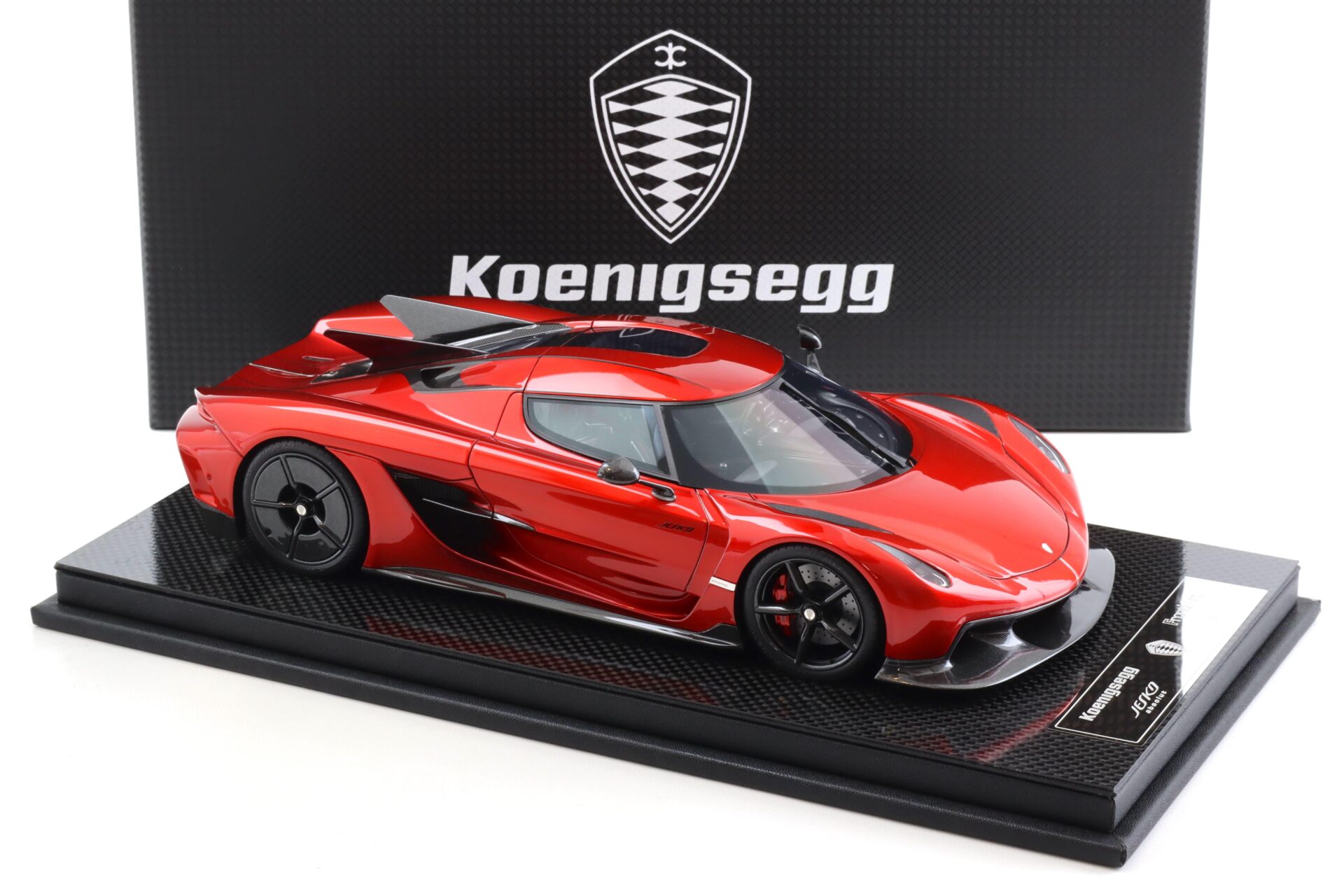 1:18 FrontiArt Koenigsegg Jesko Absolute Apple red F160-77 - Limited 199 pcs.