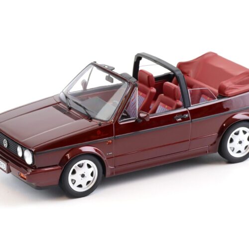 PREORDER 1:18 Norev VW Golf 1 Cabriolet Etienne Aigner 1990 Bordeaux red metallic - Limited 750 pcs.