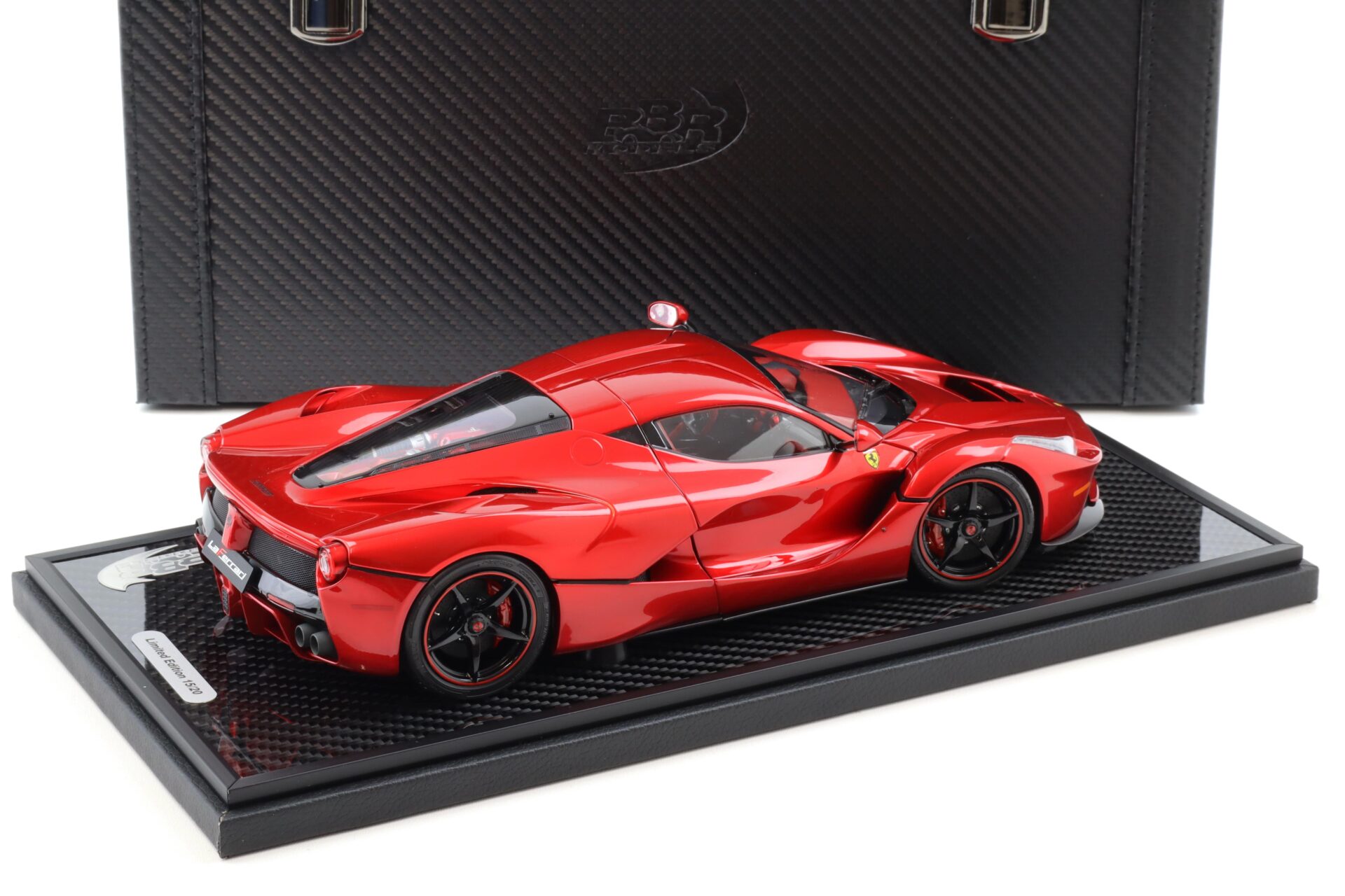 1:18 BBR Ferrari LaFerrari Rosso Fuoco One off Special L.Hamilton Special Pack - Limited 20 pcs.