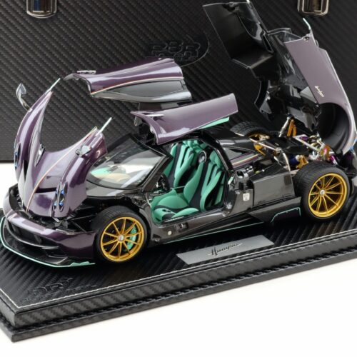 1:18 BBR Almost Real Pagani Huayra Dinastia Yazi purple Carbon/ turquoise Special Pack