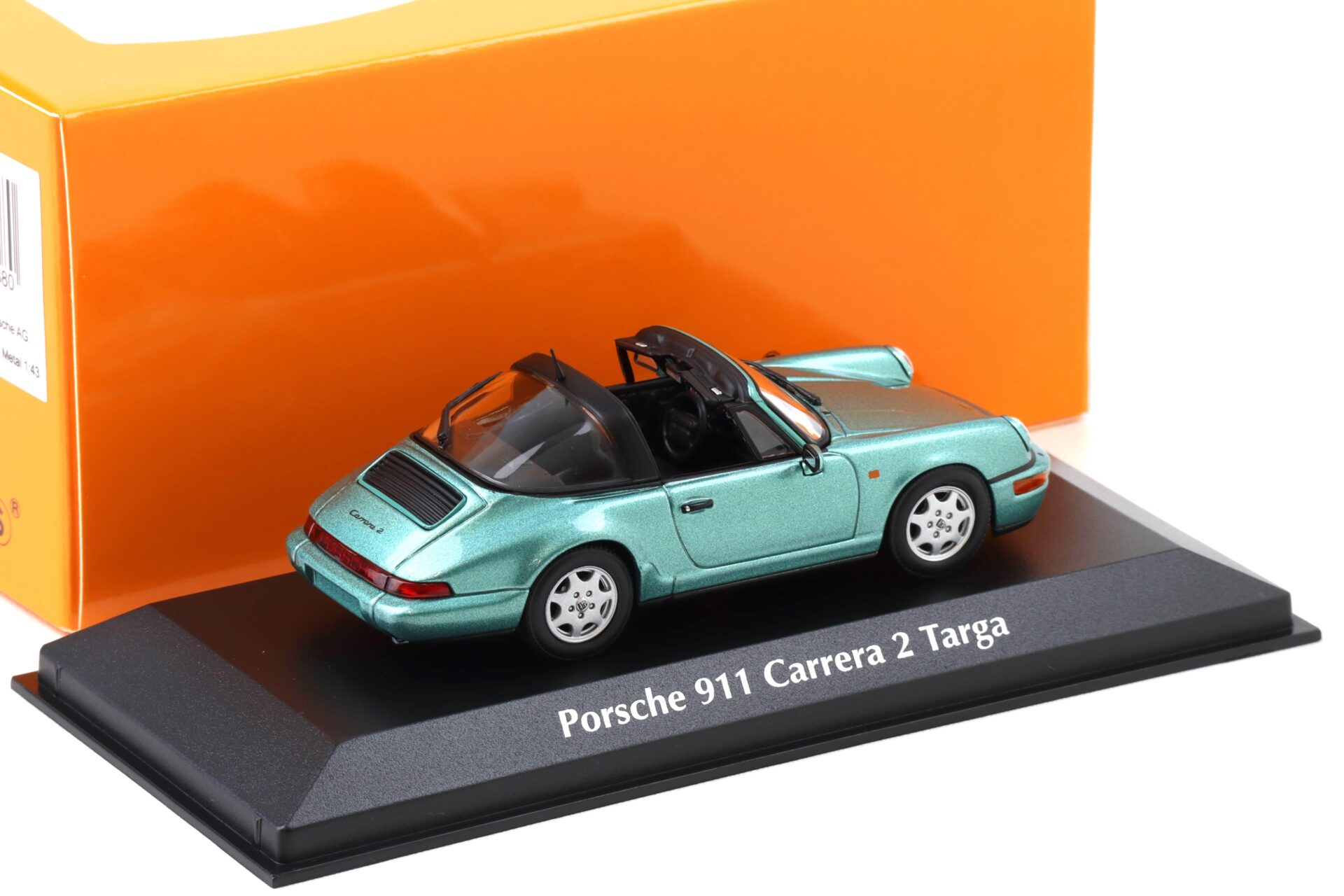 1:43 Minichamps Maxichamps Porsche 911 964 Carrera 2 Targa 1991 green metallic