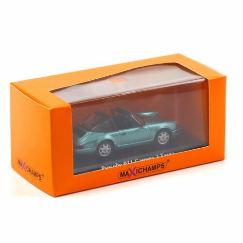 1:43 Minichamps Maxichamps Porsche 911 964 Carrera 2 Targa 1991 green metallic