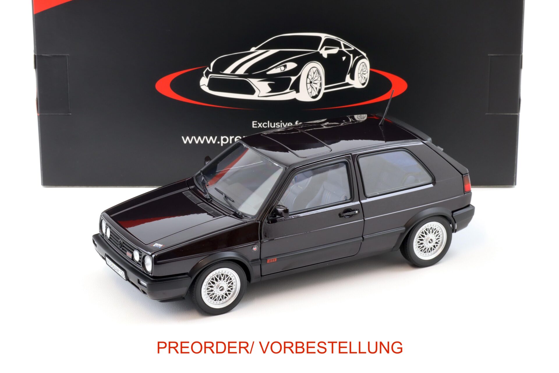 ID 103739 orig 2.jpg PREORDER: 1:18 Norev VW Golf 2 GTI G60 Edition One 1990 Dark Burgundy - Limited 999 pcs.
