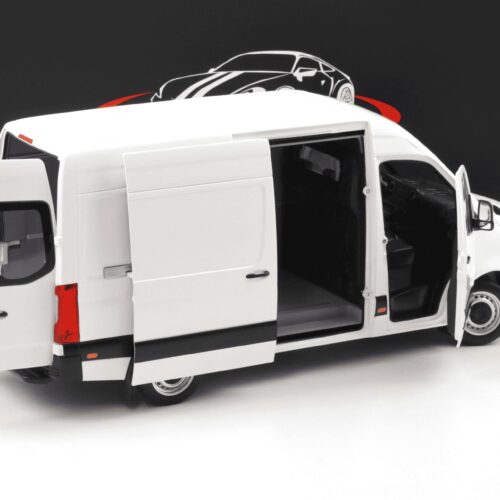 PREORDER: 1:18 Norev Mercedes Sprinter Kasten 2018 white - Limited 1000 pcs.