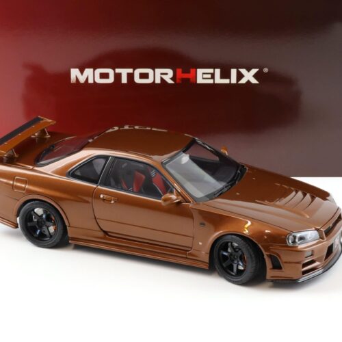 1:18 Motorhelix Nissan Skyline R34 Customized metallic bronze M83414
