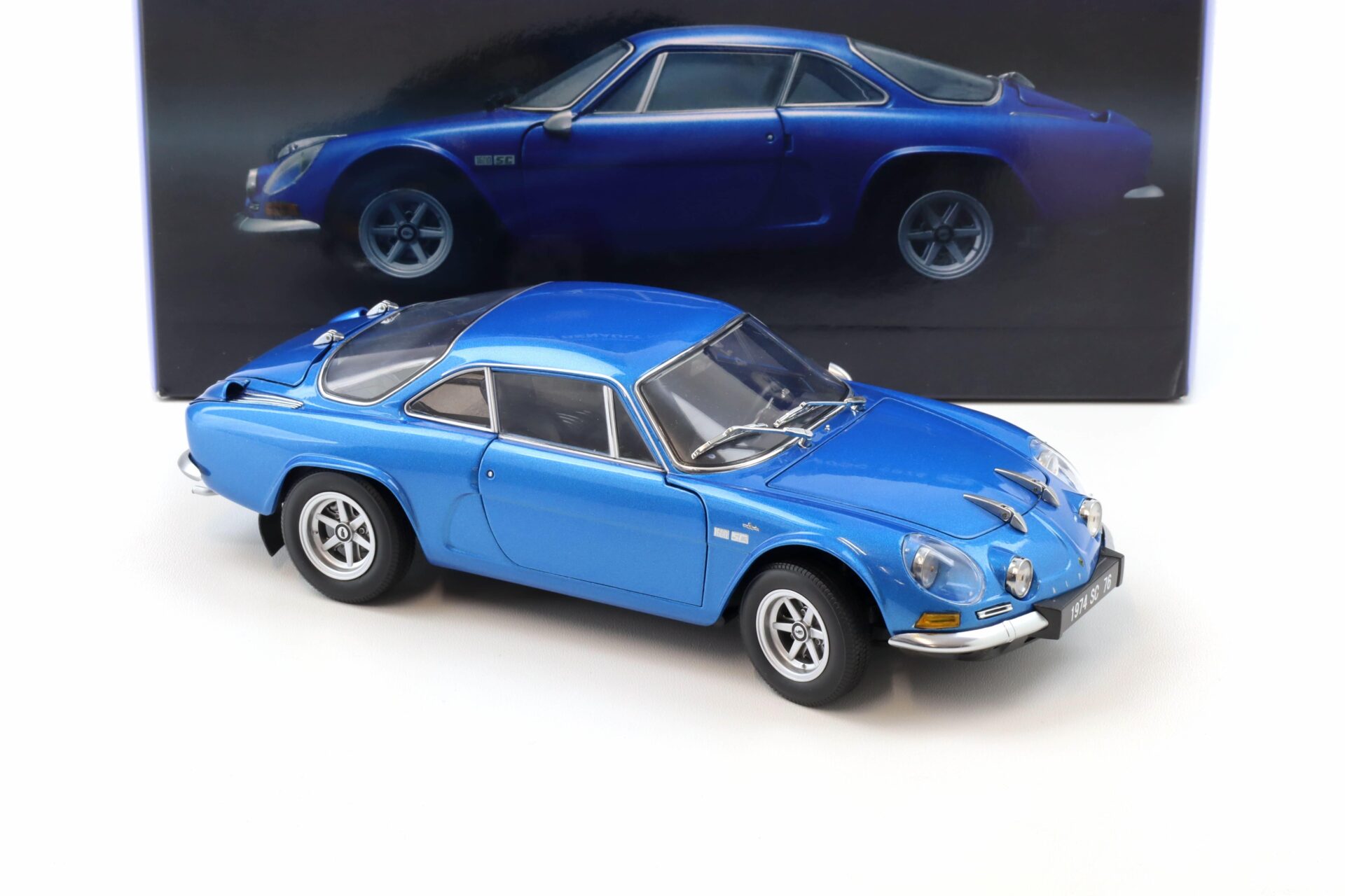 1:18 Kyosho Alpine Renault A110 1600SC 1974 blue metallic 08482BL