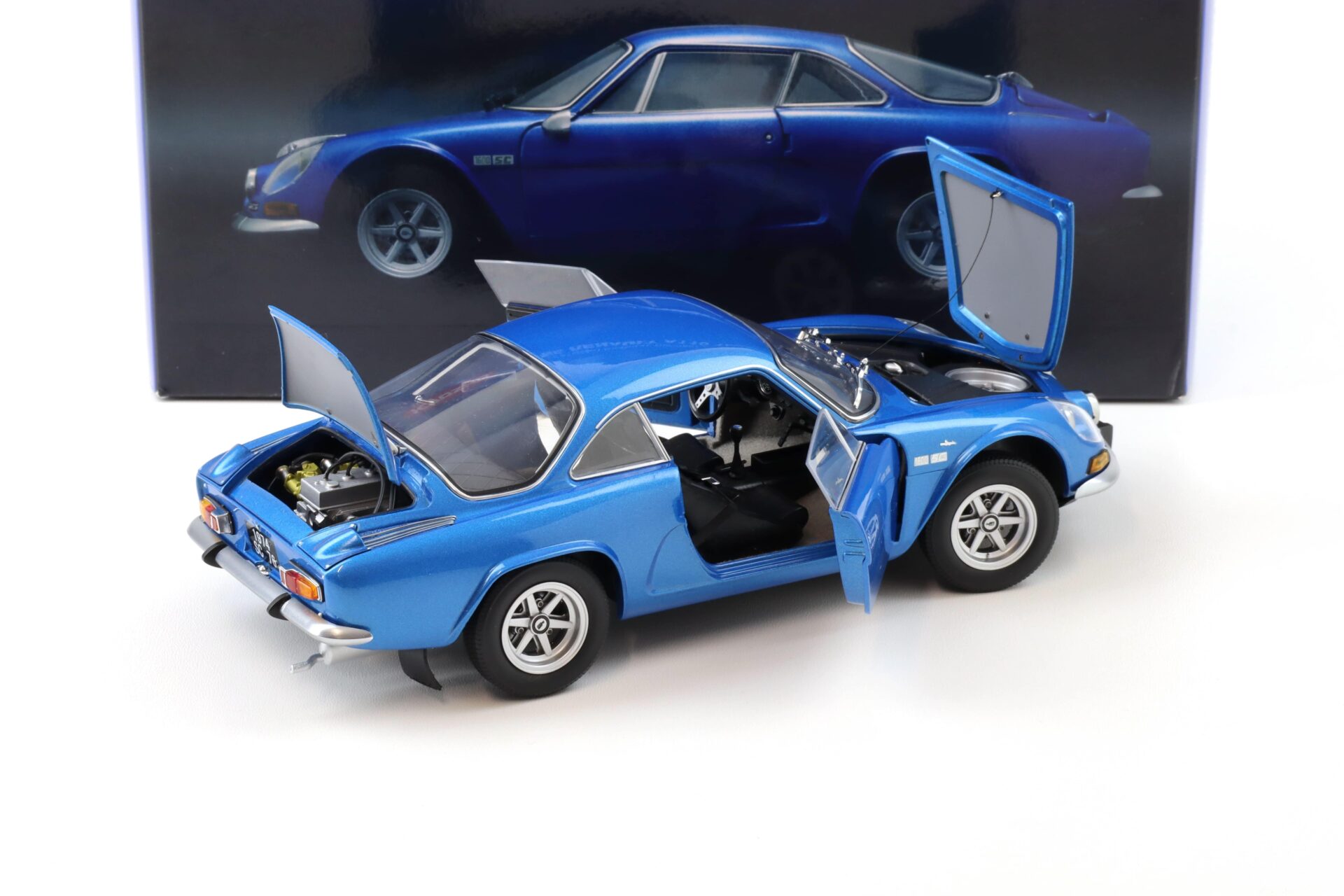 1:18 Kyosho Alpine Renault A110 1600SC 1974 blue metallic 08482BL
