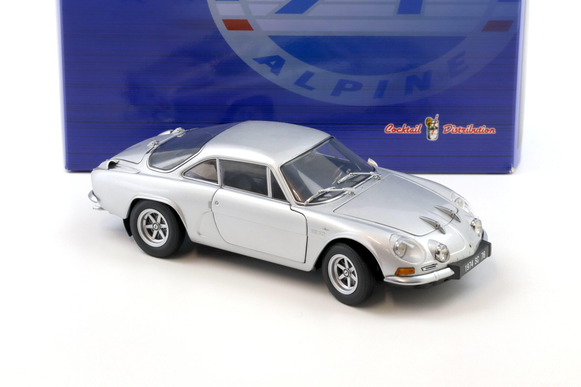 1:18 Kyosho Alpine Renault A110 1600SC 1974 silver metallic 08482S