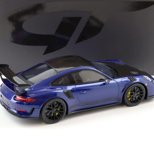 1:18 GT Spirit GT526 Porsche 911 991.2 GT3 RS Weissach Package San Marino blue 2018