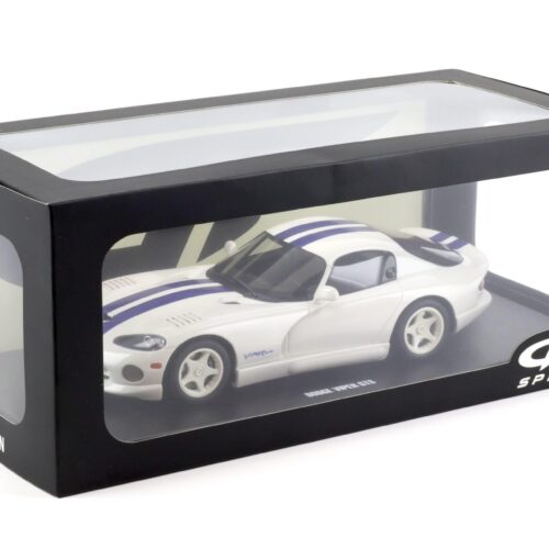 1:18 GT Spirit GT940 Dodge Viper GTS Coupe Stone white/ blue stripes 1996