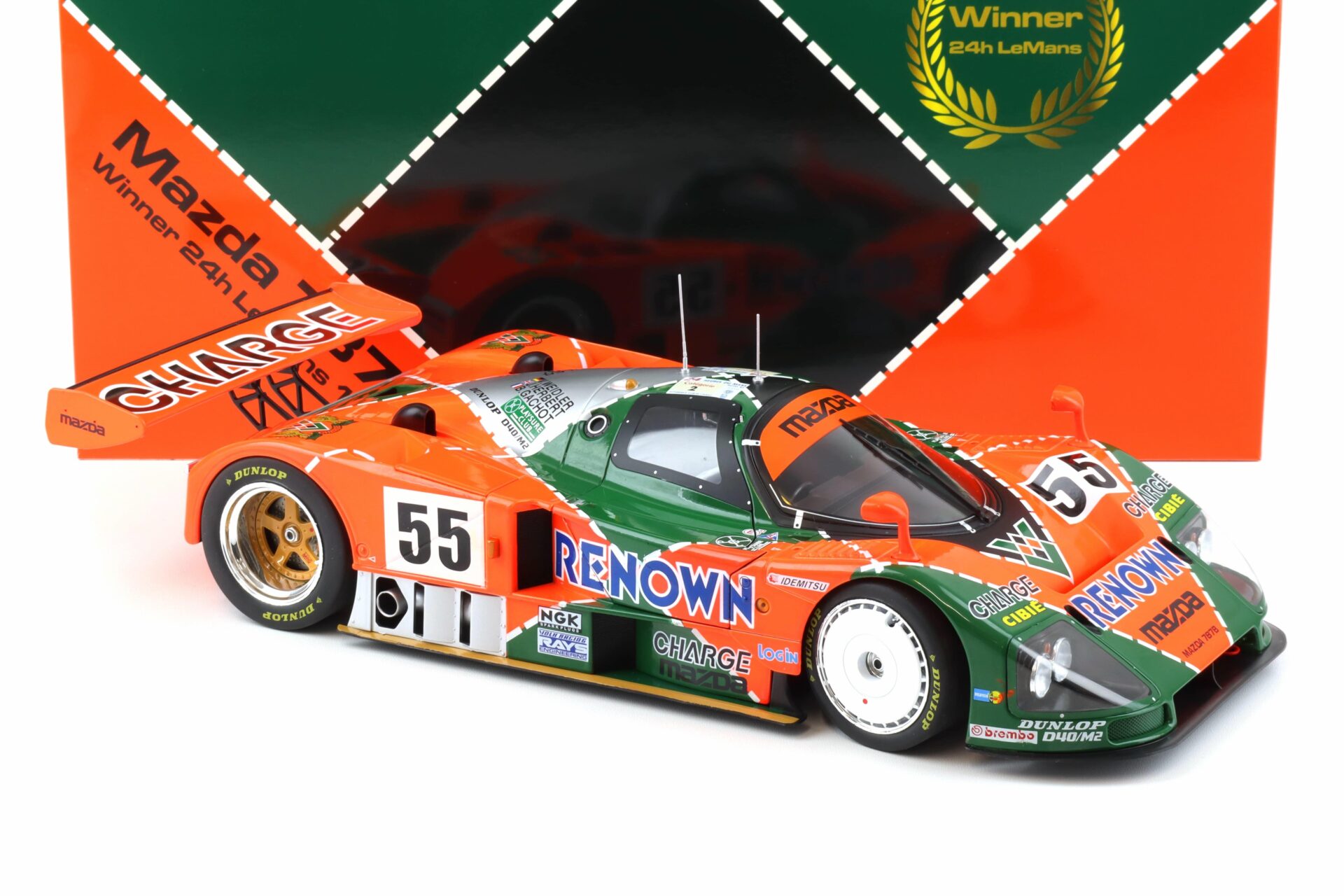 1:12 WERK83 Mazda 787B #55 Winner 24h Le Mans 1991 Weidler/ Herbert/ Gachot