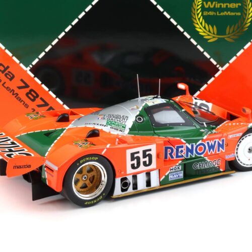 1:12 WERK83 Mazda 787B #55 Winner 24h Le Mans 1991 Weidler/ Herbert/ Gachot