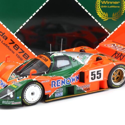 1:12 WERK83 Mazda 787B #55 Winner 24h Le Mans 1991 Weidler/ Herbert/ Gachot