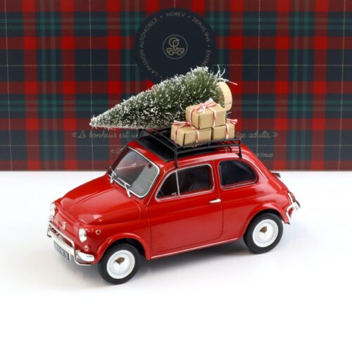 1:18 Norev Fiat 500 L 1968 red Christmas Edition Weihnachten