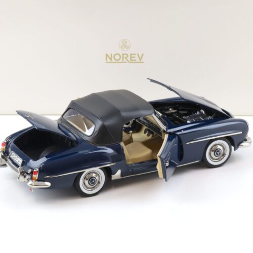 1:18 Norev Mercedes 190 SL Cabriolet 1957 Middle blue