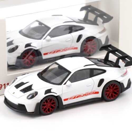 1:43 Norev Jet Car Porsche 911 (992) GT3 RS white/ pyro red 2022