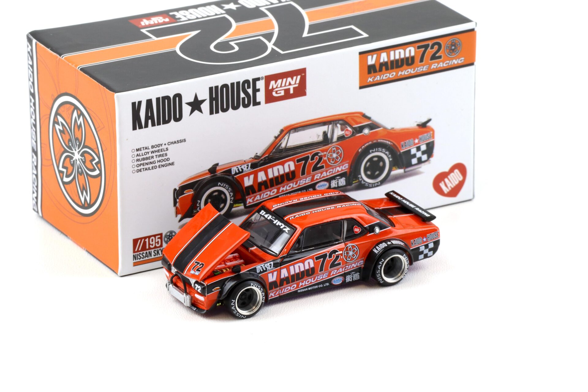 1:64 TSM Mini GT Kaido House Nissan Skyline 2000GT-R KPGC10 Kaido Racing V1