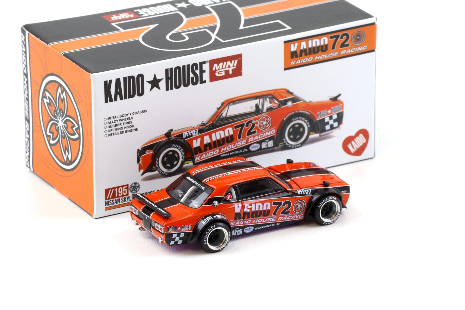 1:64 TSM Mini GT Kaido House Nissan Skyline 2000GT-R KPGC10 Kaido Racing V1