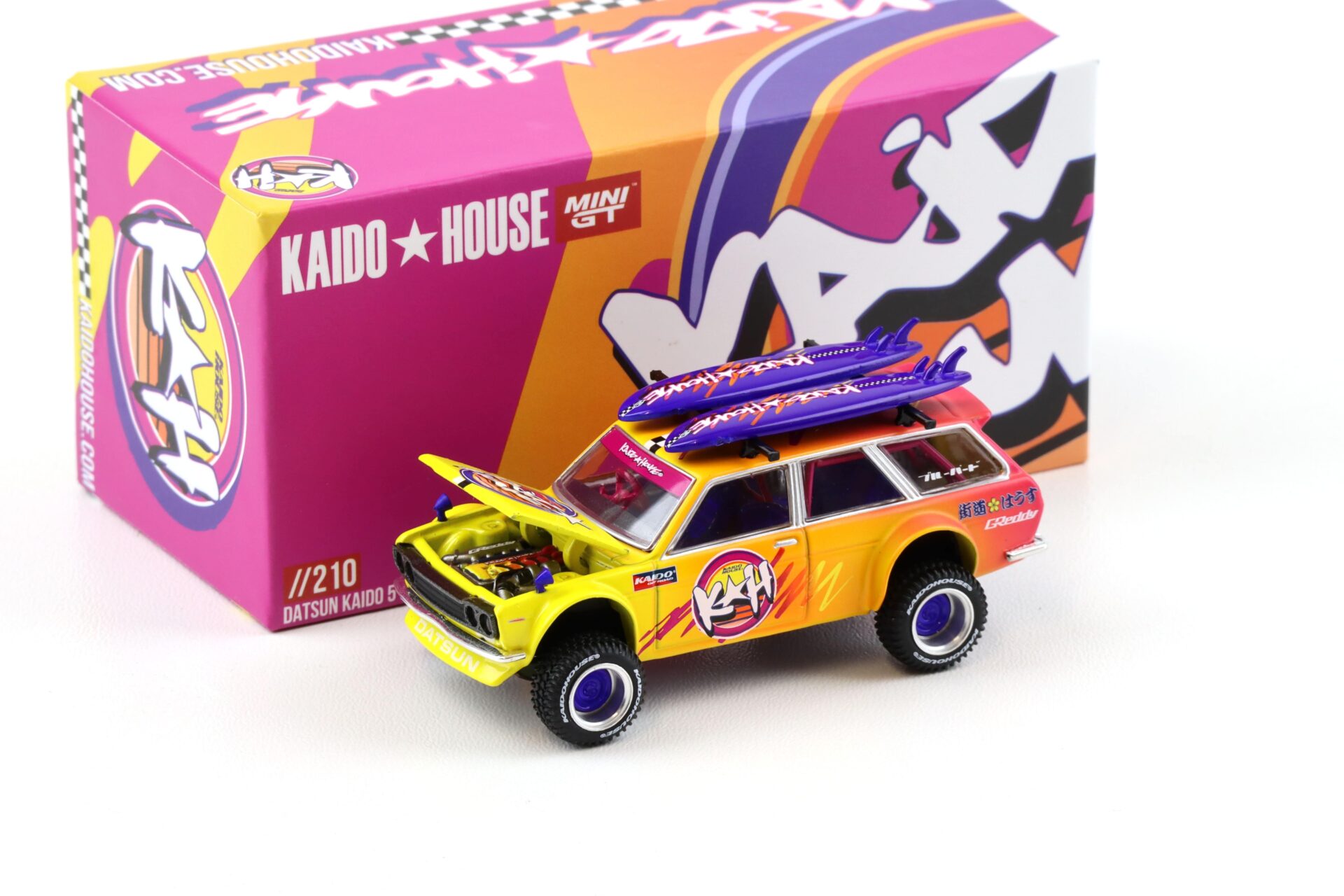 1:64 TSM Mini GT Kaido House Datsun KAIDO 510 Wagon 4x4 Kaido ISLANDS V1