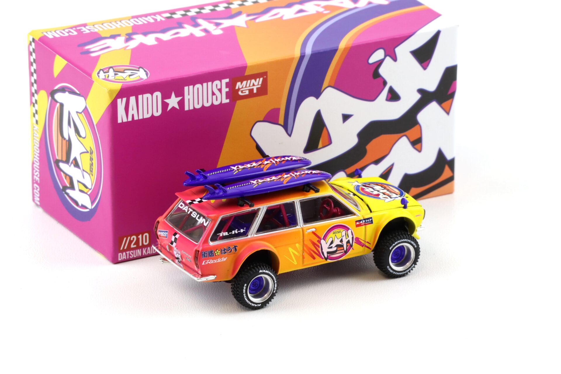 1:64 TSM Mini GT Kaido House Datsun KAIDO 510 Wagon 4x4 Kaido ISLANDS V1