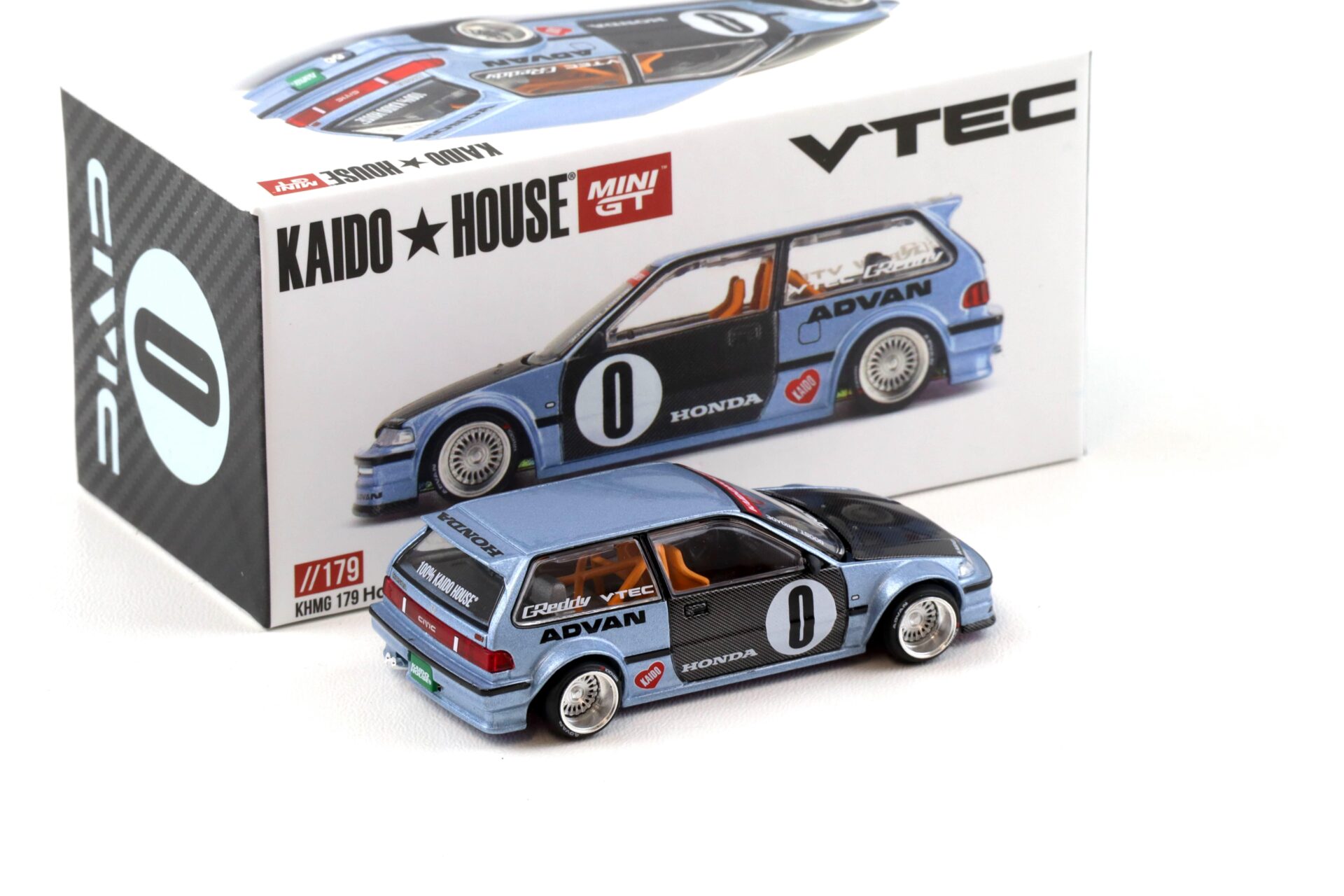 1:64 TSM Mini GT Kaido House Honda Civic (EF) Kaido Roulette V1