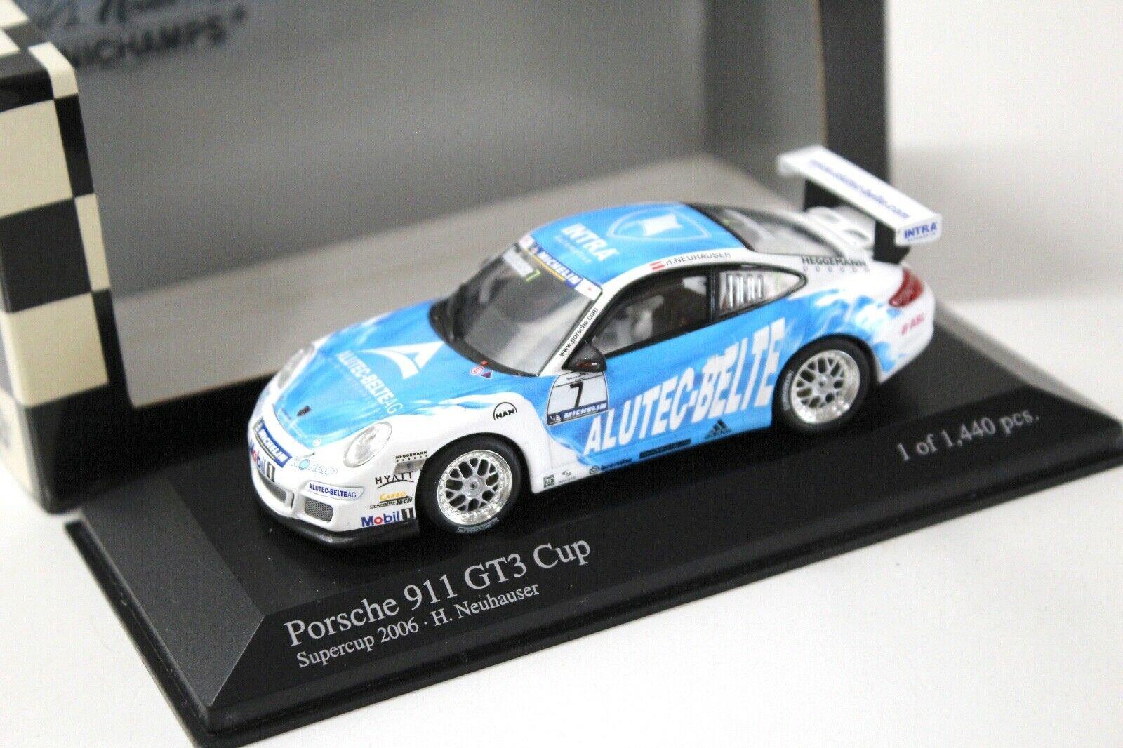1:43 Minichamps Porsche 911 997 GT3 CUP Supercup 2006 #7