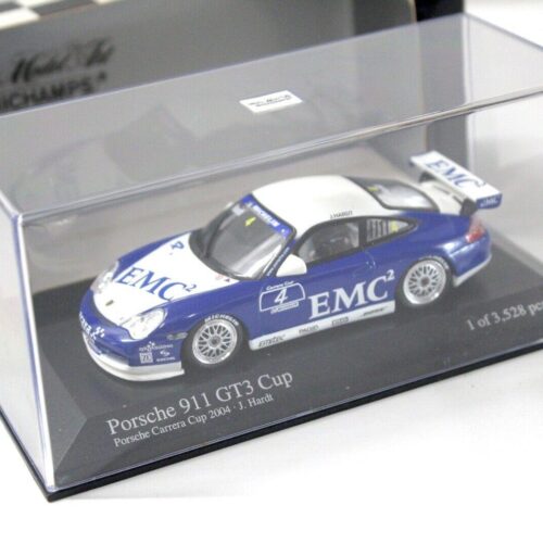 1:43 Minichamps Porsche 911 996 GT3 CUP 2004 Hardt #4 EMC