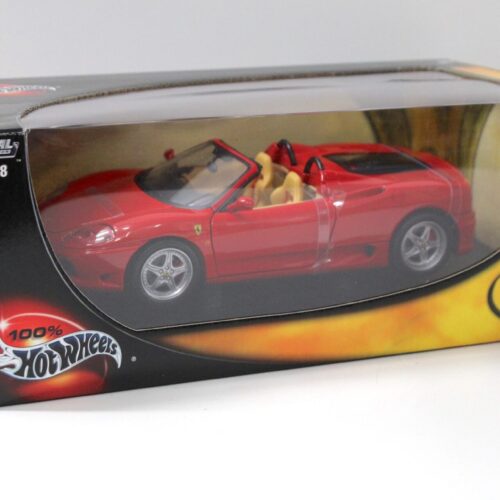 1:18 Hot Wheels Ferrari 360 Spider Modena red