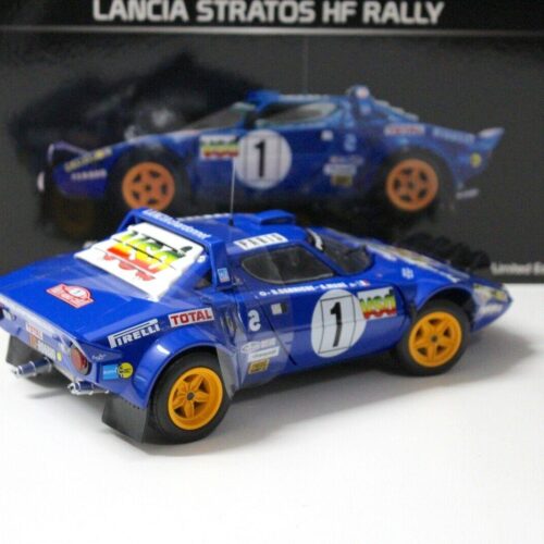 1:18 SunStar Lancia Stratos HF Rally Monte Carlo #1 blue
