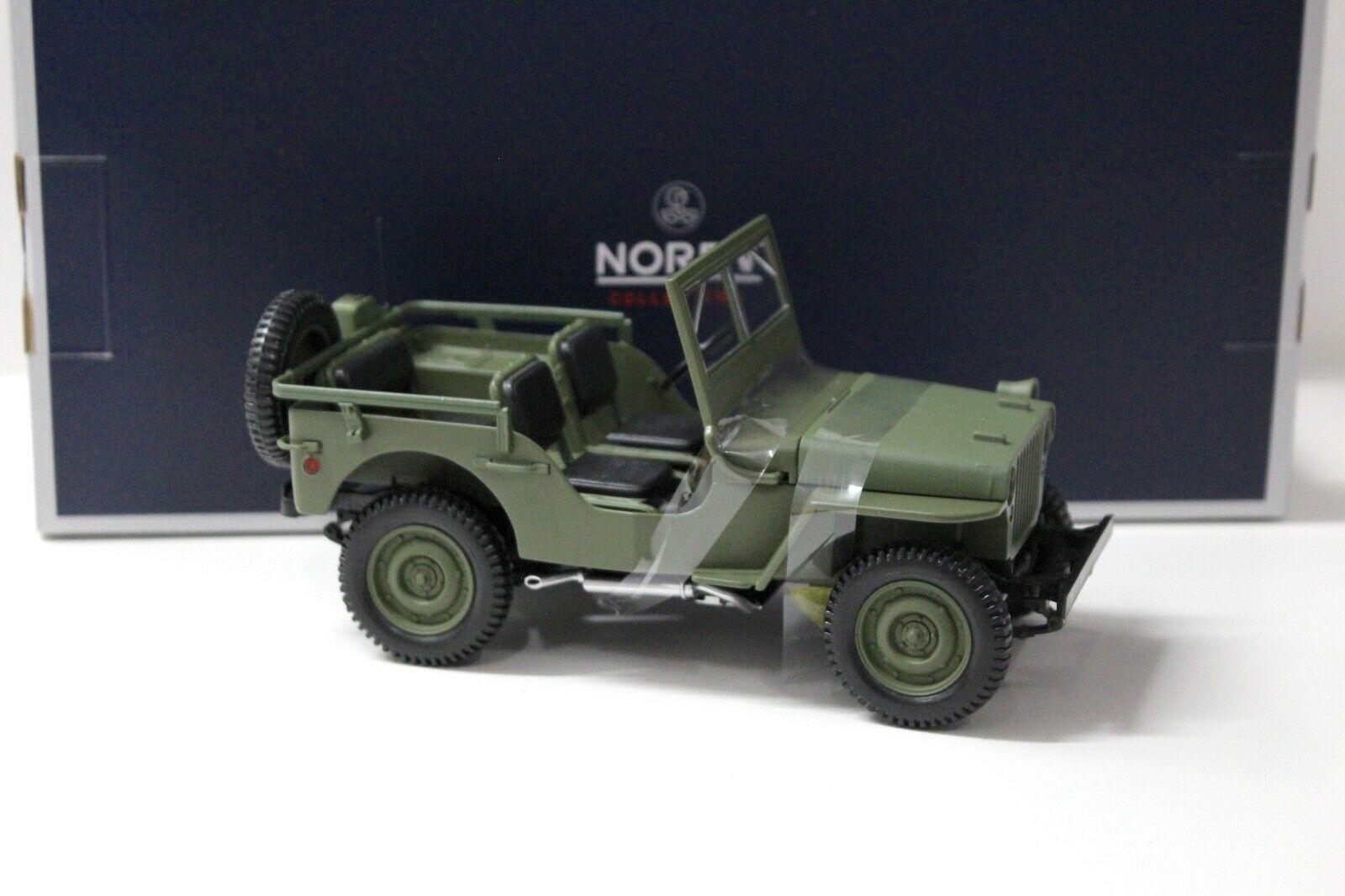 1:18 Norev Jeep Willys 1942 green