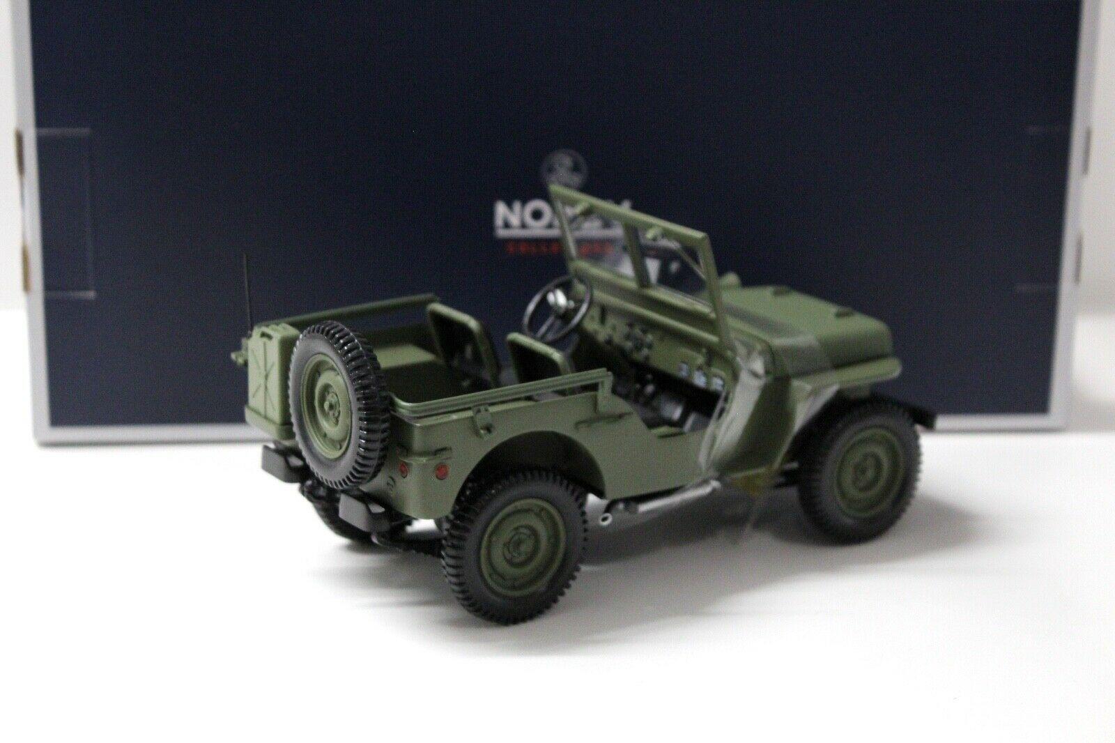 1:18 Norev Jeep Willys 1942 green