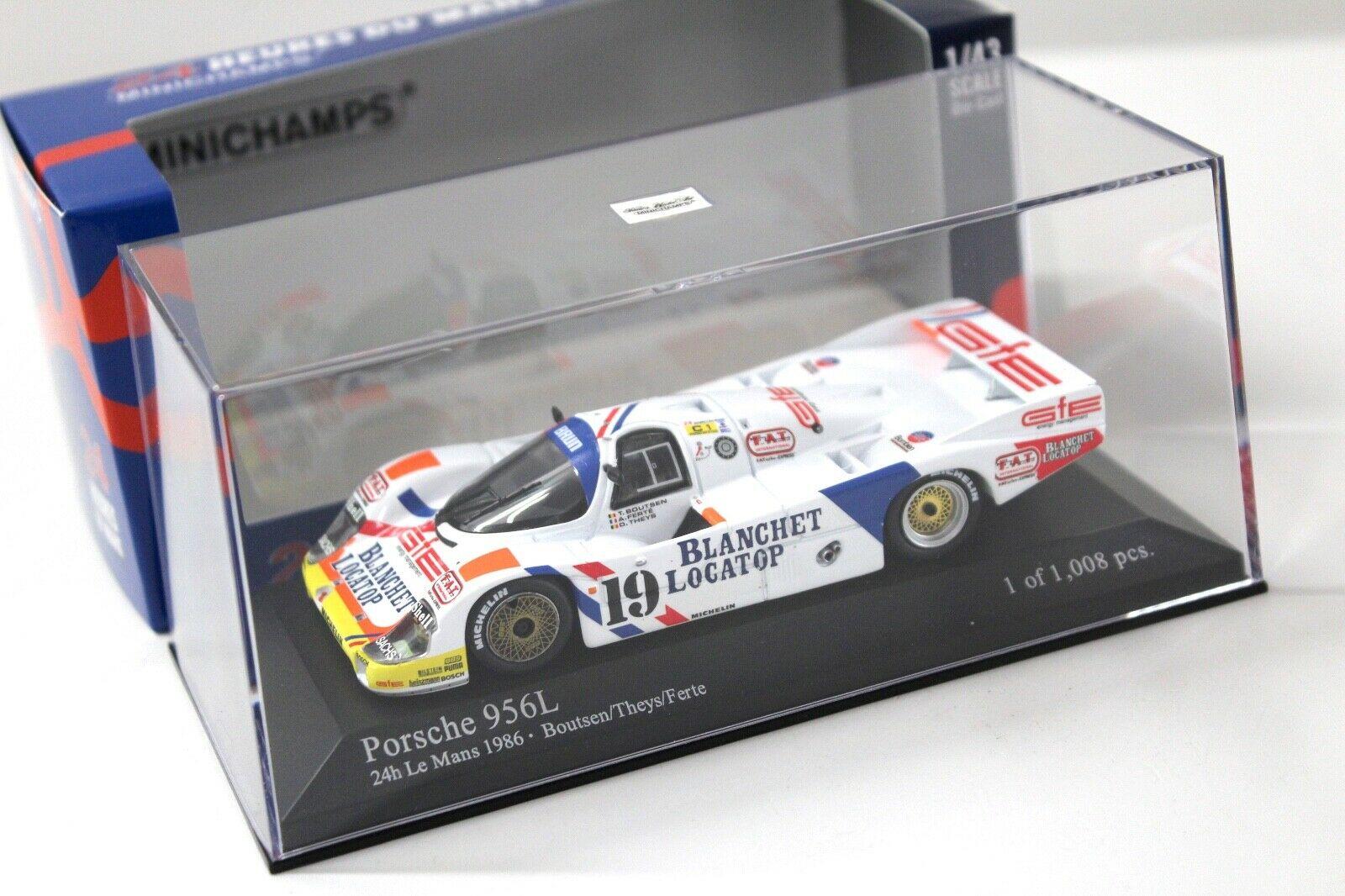 1:43 Minichamps Porsche 956L 24h LM 1986 #19 Boutsen BLANCHET