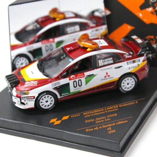 1:43 Vitesse Mitsubishi Lancer Evo X Rally Japan Zero Car #00