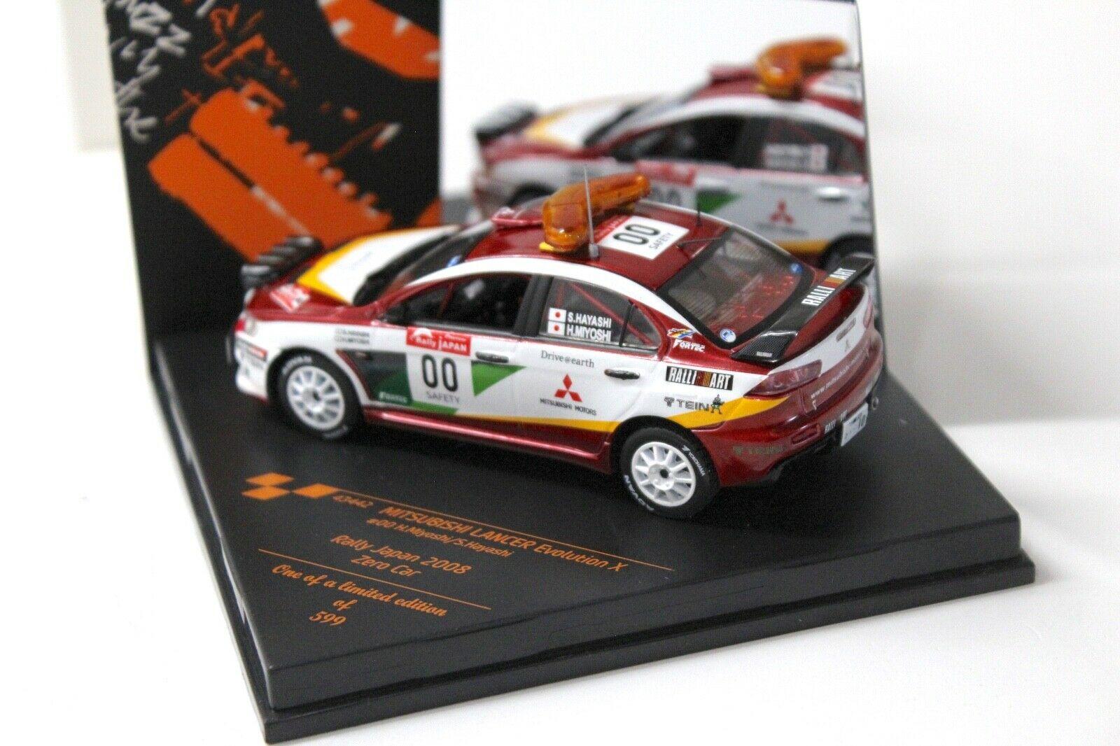 1:43 Vitesse Mitsubishi Lancer Evo X Rally Japan Zero Car #00