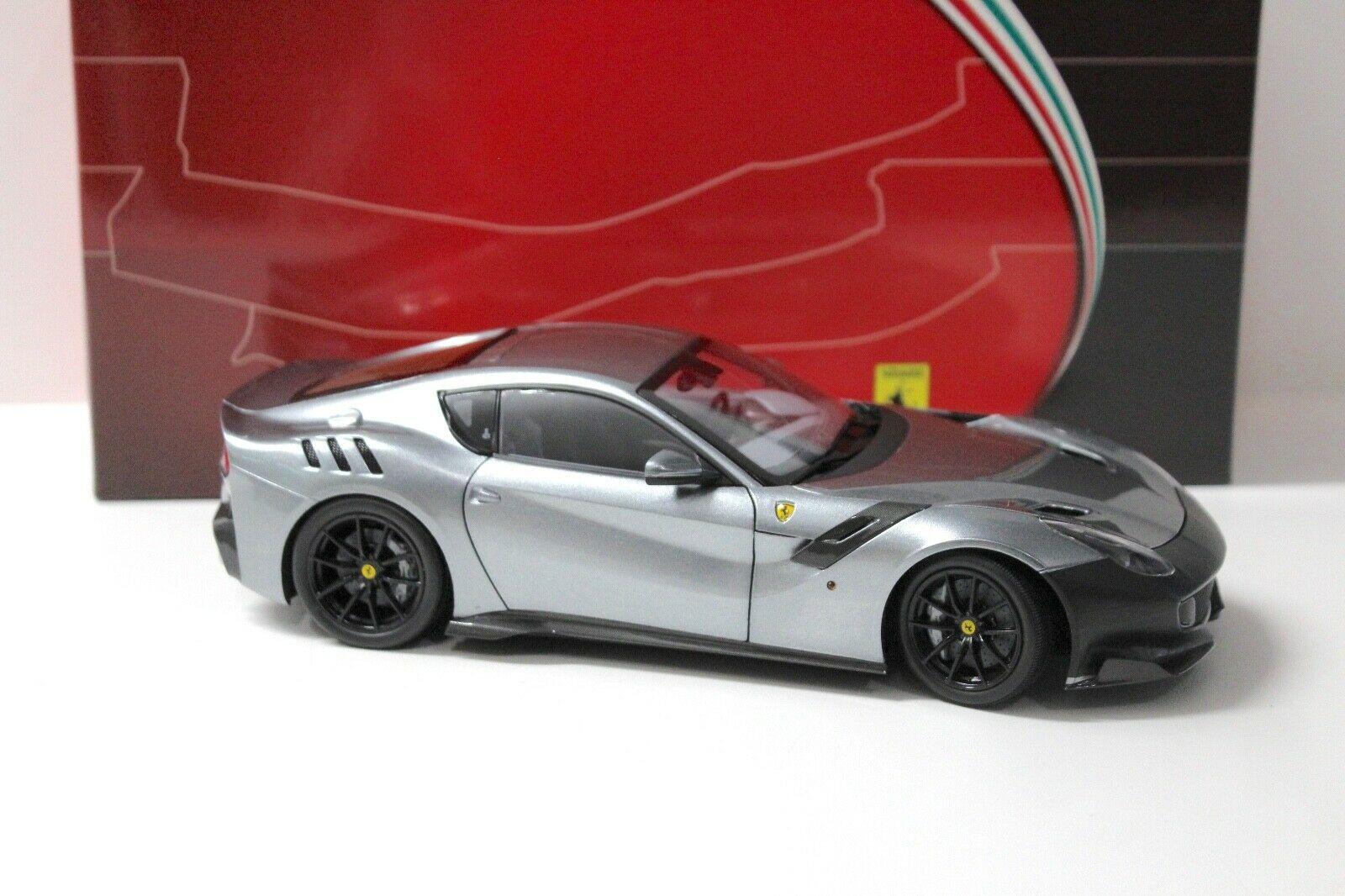 1:18 BBR Ferrari F12 TDF Titanium silver FULL OPENING