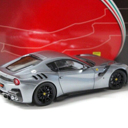 1:18 BBR Ferrari F12 TDF Titanium silver FULL OPENING