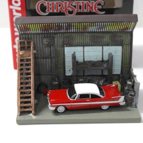 1:64 Auto World Plymouth Fury 1958 *CHRISTINE DIORAMA* red