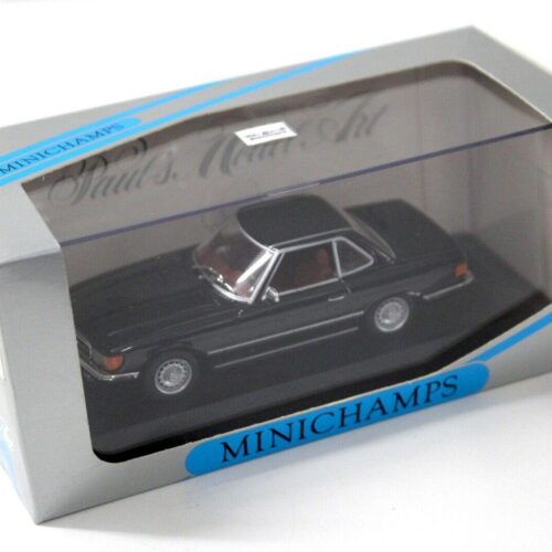 1:43 Minichamps Mercedes 350SL Cabriolet R107 HARD-TOP black