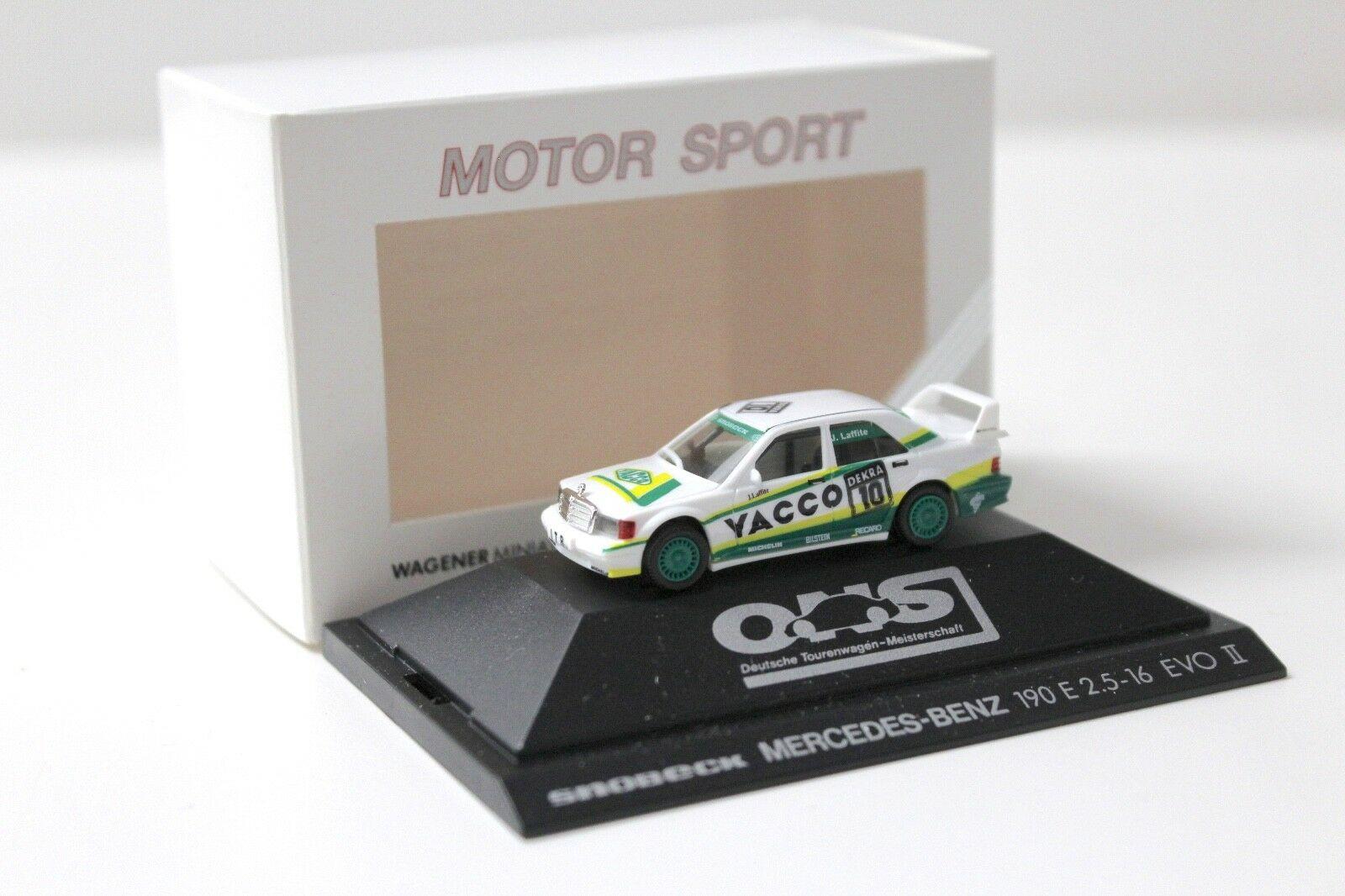 1:87 Herpa Snobeck Mercedes 190E 2.5-16 EVO II Laffite #10